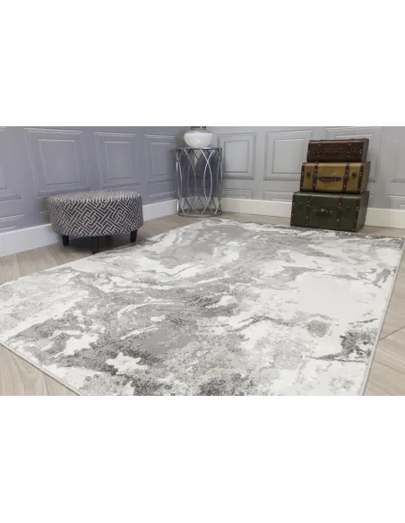 Casino Marble Rug - Grey | Murphy Furniture