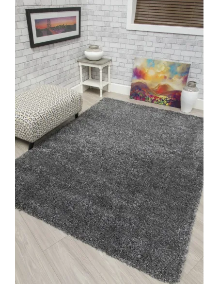 Dreams Shaggy Rug - Dark Grey | Murphy Furniture