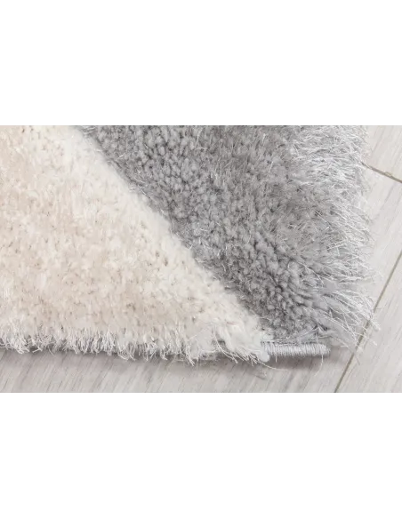 Luxus Cascade 3D Shaggy Rug - Grey | Murphy Furniture