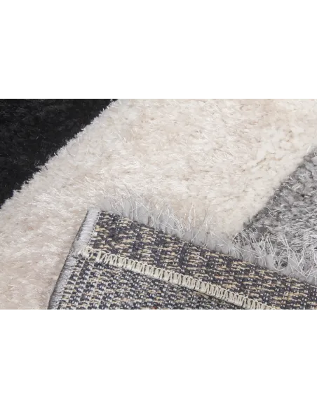 Luxus Cascade 3D Shaggy Rug - Grey | Murphy Furniture