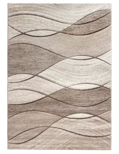 Impulse Waves Rug - Beige/Brown | Murphy Furniture 2