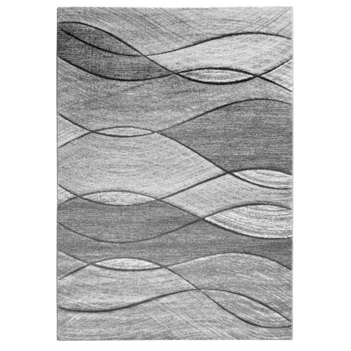 Impulse Waves Rug - Grey | Murphy Furniture