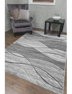 Impulse Waves Rug - Grey | Murphy Furniture