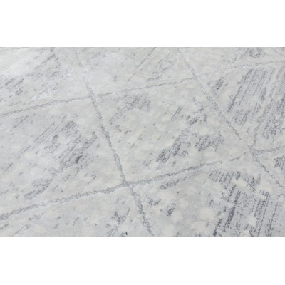 Rococo Quadito Rug - Grey/Cream | Murphy Furniture