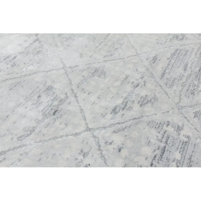 Rococo Quadito Rug - Grey/Cream | Murphy Furniture