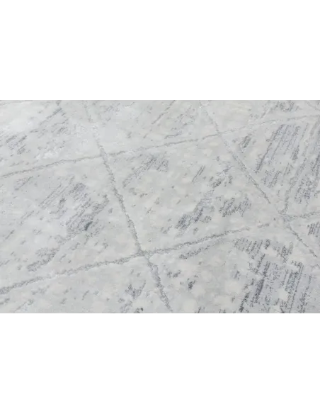 Rococo Quadito Rug - Grey/Cream | Murphy Furniture