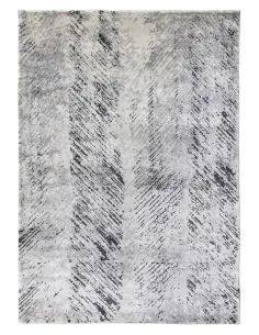 Rococo Feathered Rug - Grey/Black | Murphy Furniture 2