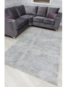 Rococo Glossi Rug - Grey | Murphy Furniture