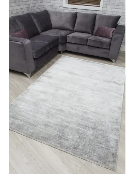 Rococo Glossi Rug - Grey | Murphy Furniture