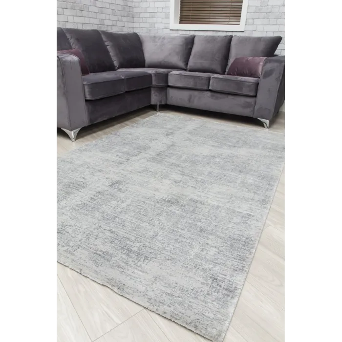 Rococo Glossi Rug - Grey | Murphy Furniture