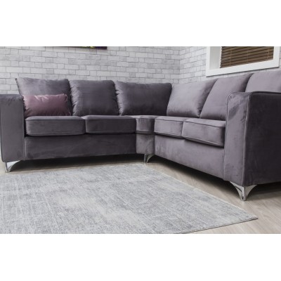 Rococo Glossi Rug - Grey | Murphy Furniture