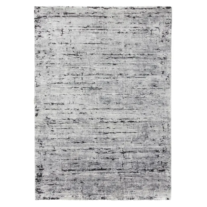 Rococo Crevassi Rug - Grey/Black | Murphy Furniture