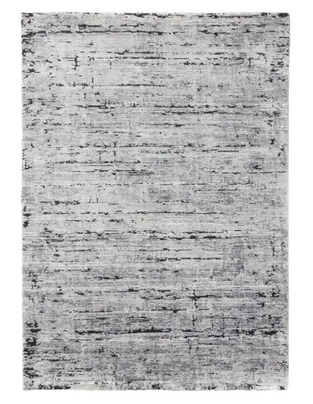 Rococo Crevassi Rug - Grey/Black | Murphy Furniture