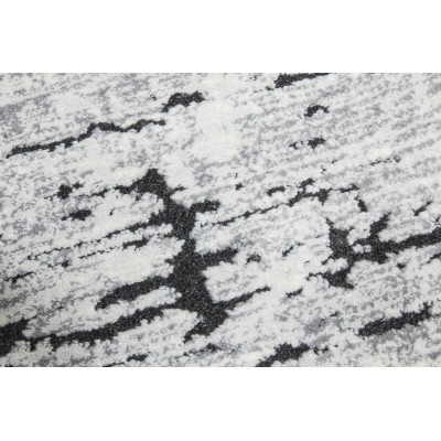 Rococo Crevassi Rug - Grey/Black | Murphy Furniture