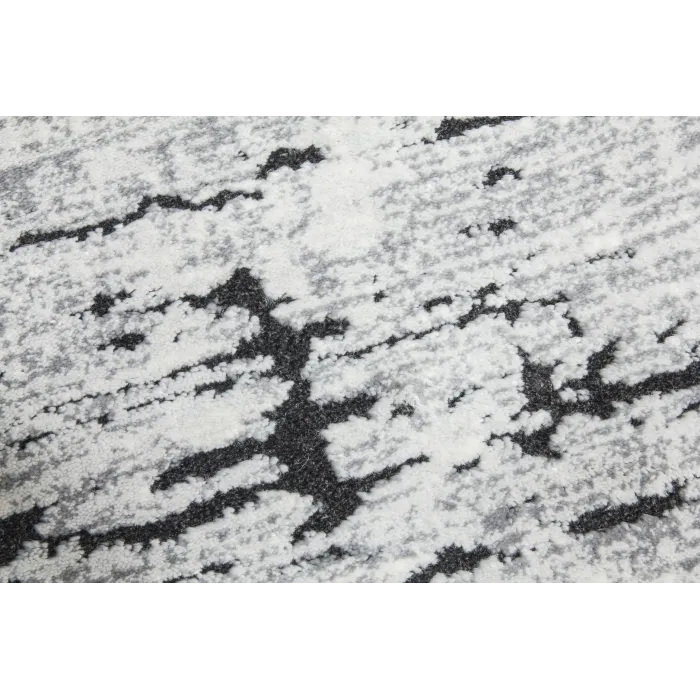 Rococo Crevassi Rug - Grey/Black | Murphy Furniture