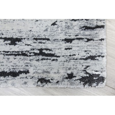 Rococo Crevassi Rug - Grey/Black | Murphy Furniture