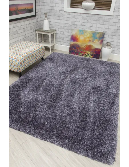 Superlux Super Shaggy Rug - Grey | Murphy Furniture