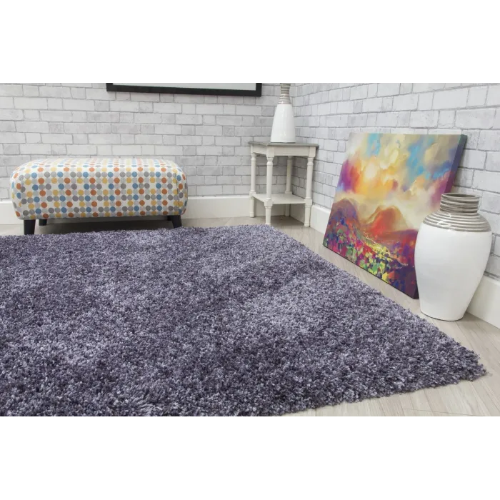 Superlux Super Shaggy Rug - Grey | Murphy Furniture