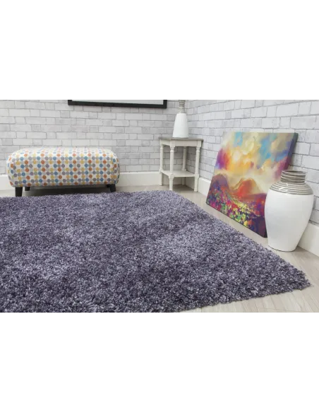 Superlux Super Shaggy Rug - Grey | Murphy Furniture