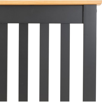 Monaco 3FT High End Bed - Grey/Oak Effect | Murphy Furniture