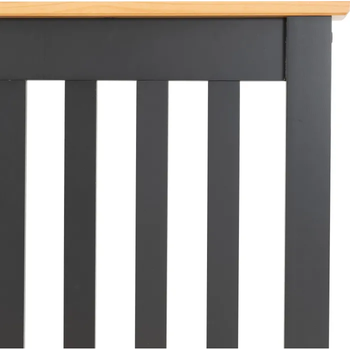 Monaco 3FT High End Bed - Grey/Oak Effect | Murphy Furniture