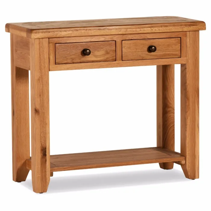 Lancaster 2 Drawer Console Table - Solid | Murphy Furniture
