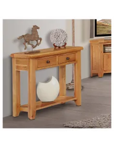 Lancaster 2 Drawer Console Table - Solid | Murphy Furniture
