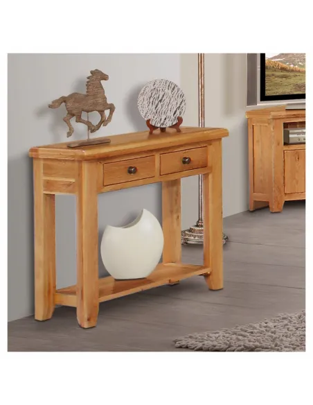 Lancaster 2 Drawer Console Table - Solid | Murphy Furniture