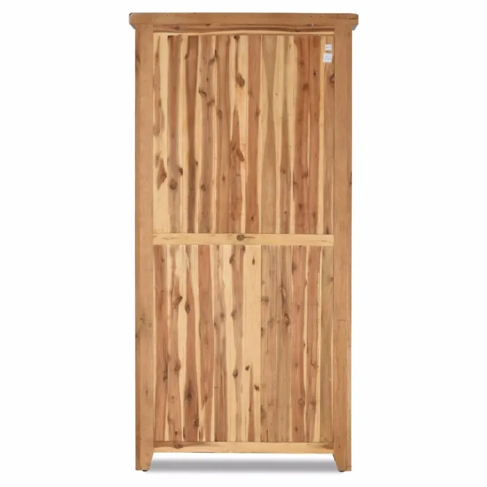 Lancaster Double Display Cabinet - Solid | Murphy Furniture