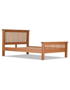 Lancaster 6FT Slatted Bedframe - Solid O | Murphy Furniture