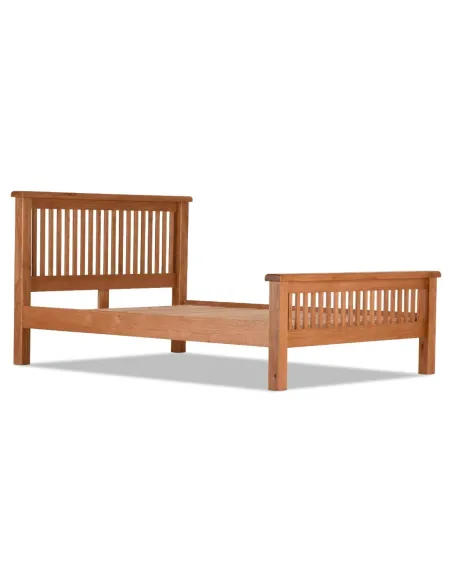 Lancaster 6FT Slatted Bedframe - Solid O | Murphy Furniture
