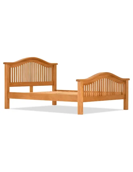 Lancaster 4FT6 Curved Bedframe - Solid O | Murphy Furniture