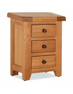 Lancaster 3 Drawer Bedside Locker - Soli | Murphy Furniture