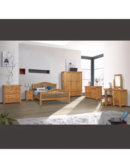 Lancaster 3 Drawer Bedside Locker - Soli | Murphy Furniture