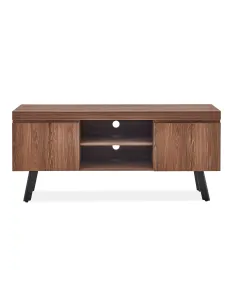 Isla Wide TV Unit - Walnut | Murphy Furniture