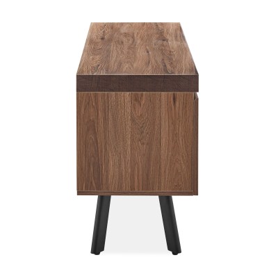 Isla Wide TV Unit - Walnut | Murphy Furniture