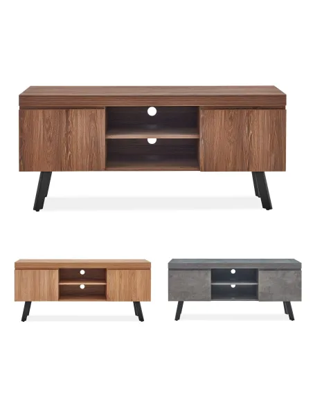 Isla Wide TV Unit - Oak | Murphy Furniture