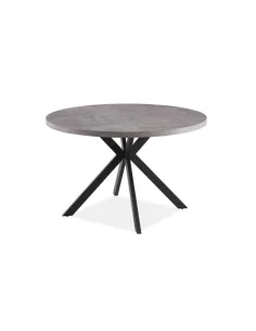 Isla Round Dining Table - Grey Marble | Murphy Furniture 2