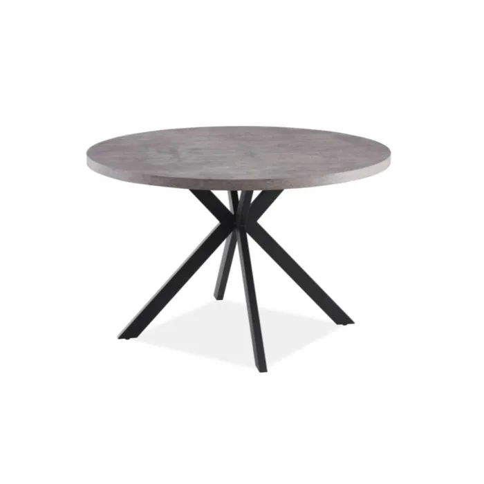 Isla Round Dining Table - Grey Marble | Murphy Furniture