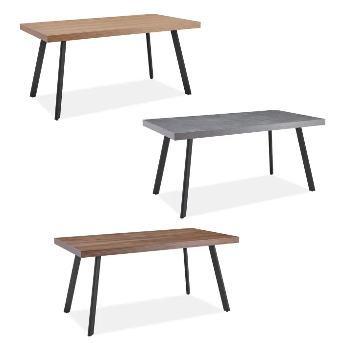 Isla 1.6m Dining Table - Grey | Murphy Furniture