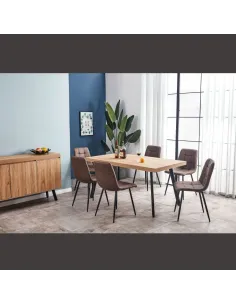 Isla 1.6m Dining Table - Oak | Murphy Furniture