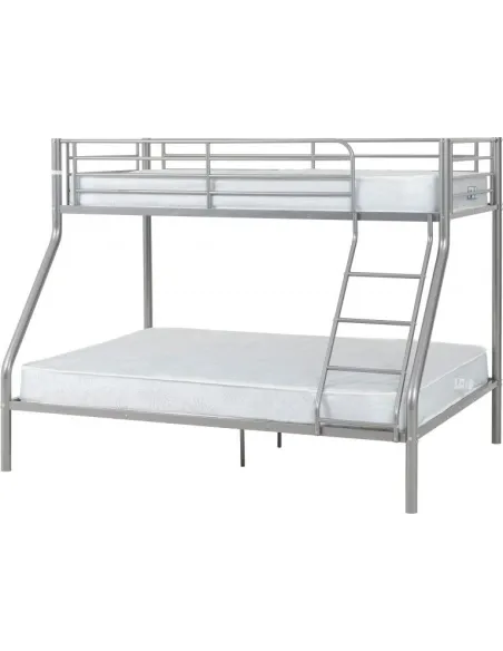 Tandi Triple Sleeper Bunk Bed - Silver | Murphy Furniture