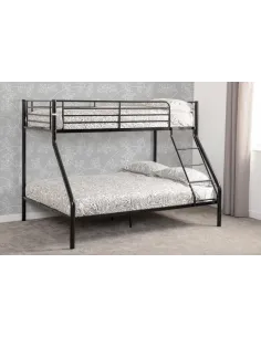 Tandi Triple Sleeper Bunk Bed - Black | Murphy Furniture