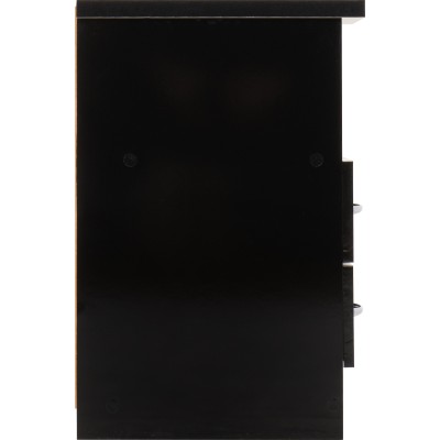 Nevada 2 Drawer Bedside Locker - Black | Murphy Furniture