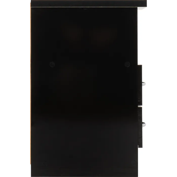 Nevada 2 Drawer Bedside Locker - Black | Murphy Furniture