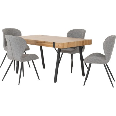 Treviso & Quebec Dining Set (x4 Chairs) | Murphy Furniture