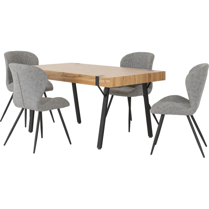 Treviso & Quebec Dining Set (x4 Chairs) | Murphy Furniture