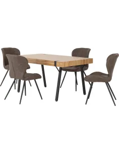 Treviso & Quebec Dining Set (x4 Chairs) | Murphy Furniture