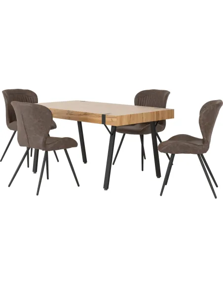 Treviso & Quebec Dining Set (x4 Chairs) | Murphy Furniture
