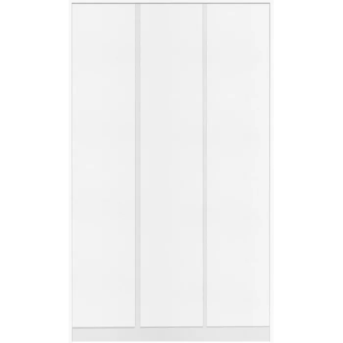 Malvern 3 Door Wardrobe - White | Murphy Furniture